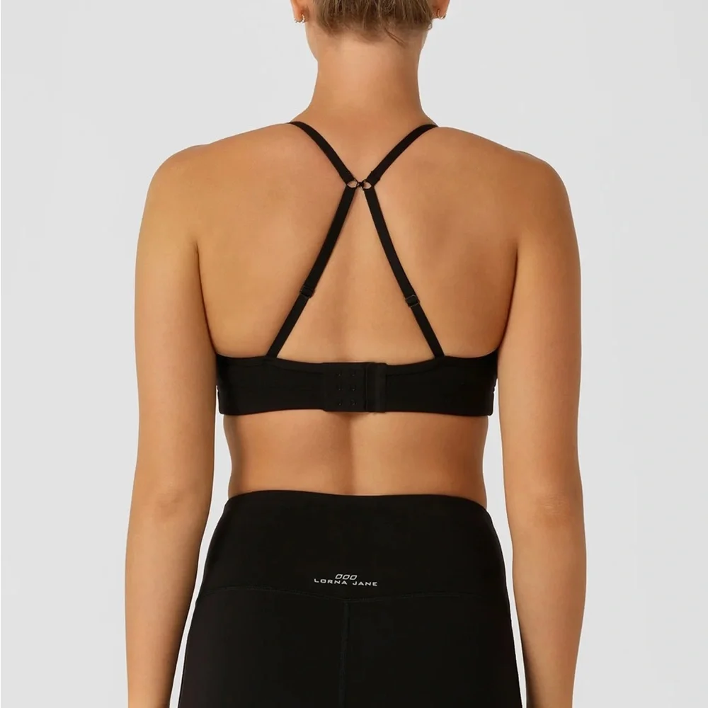 Lorna Jane Sammy Sports Bra Size Small Black